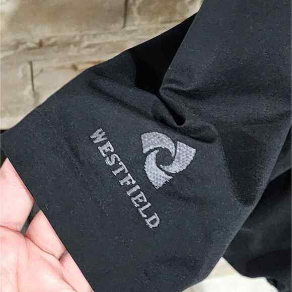 POLO Golf Black Short Sleeve 1/2 Zip Jacket with White House Logo Size XL - Picture 9 of 9